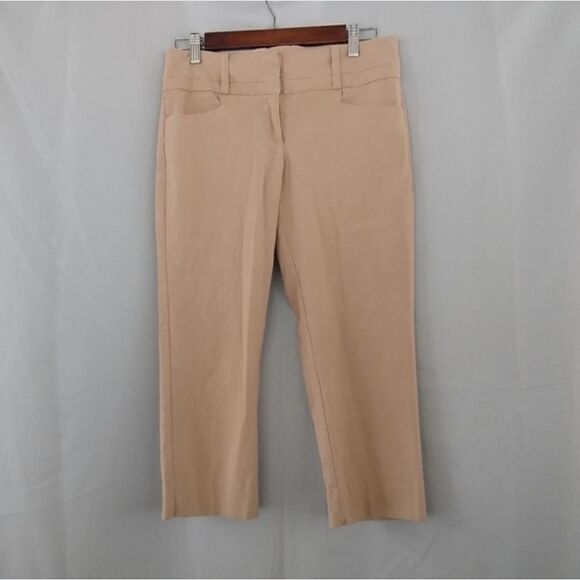 Ninety brand Khaki colored capri dress pants - Picture 1 of 5